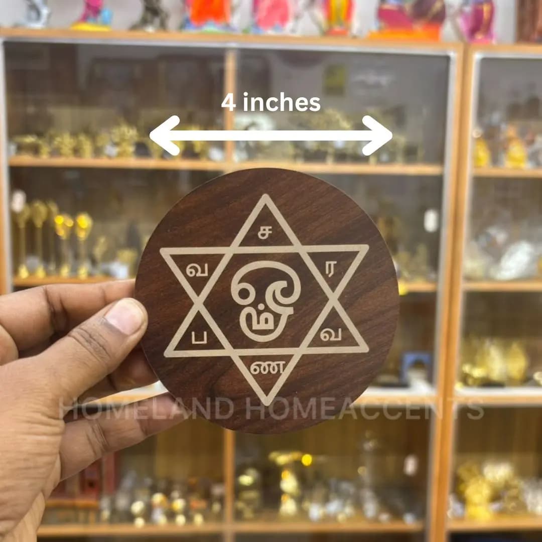 MDF Manai Palagai Round - Saravanabava Design