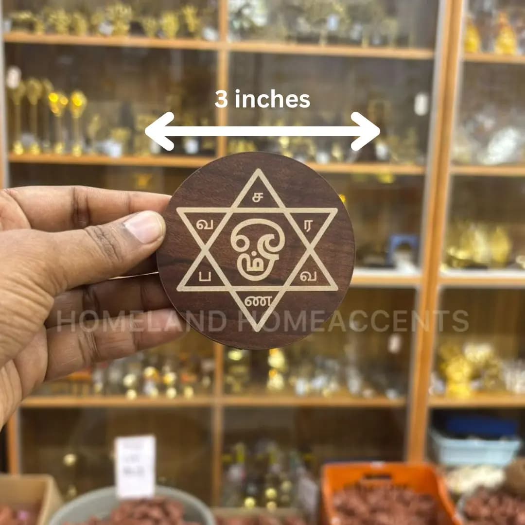 MDF Manai Palagai Round - Saravanabava Design