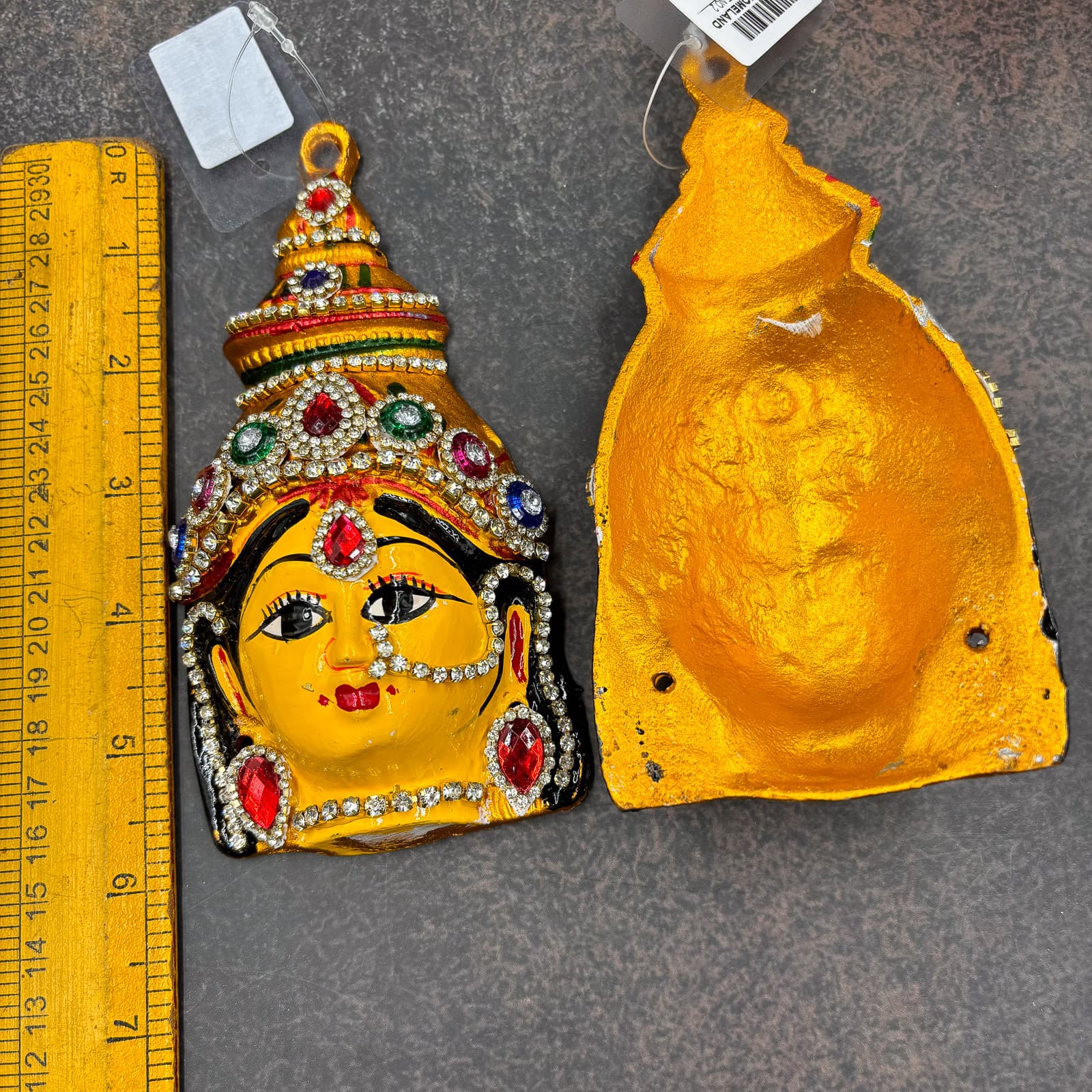 GOWRI AMMAN STONE FACE - 5.5 Inch