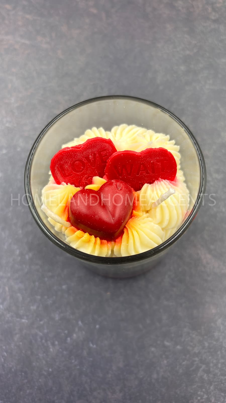 Organic Soy Wax Candle - With Heart