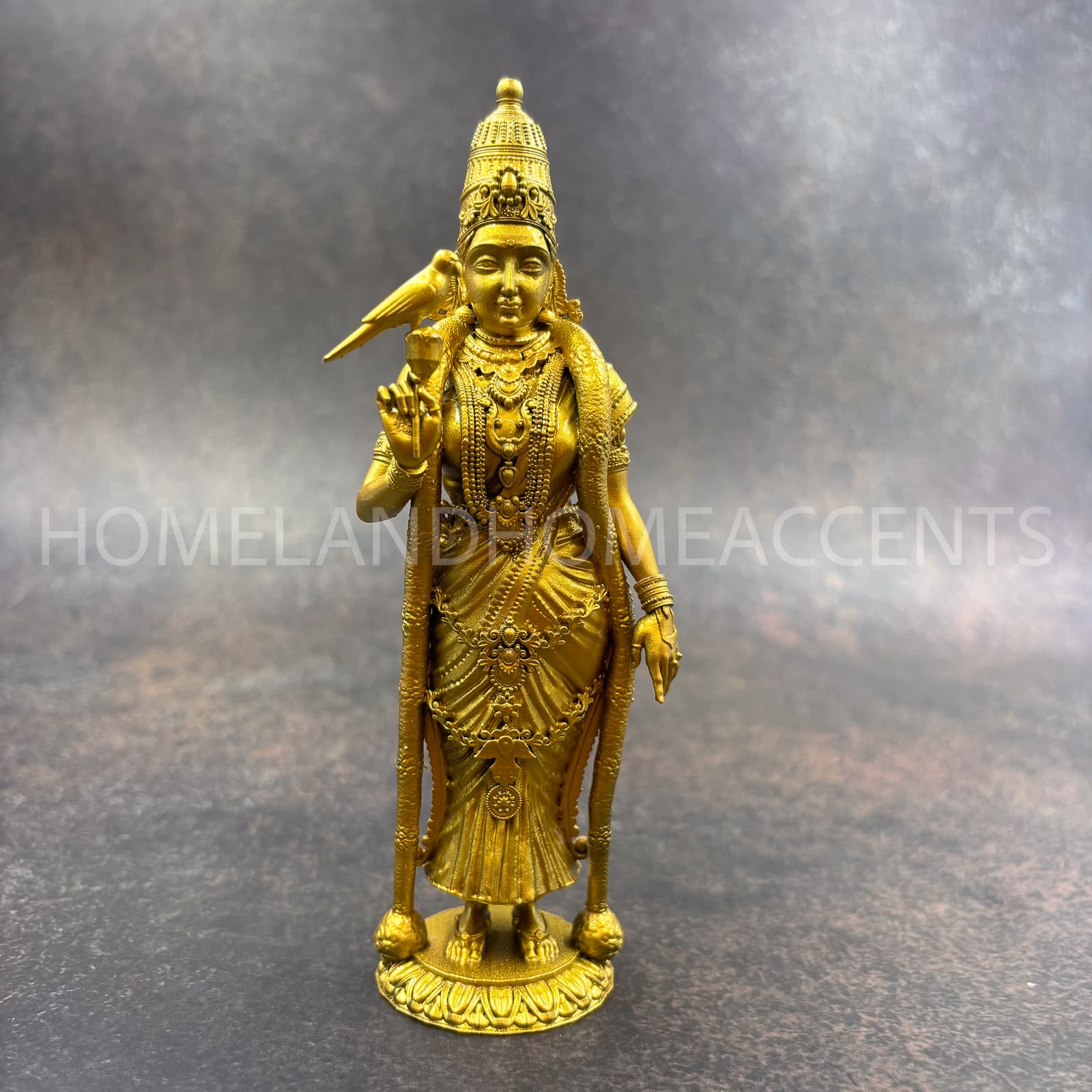 3D-Printed Goddess Meenakshi Amman