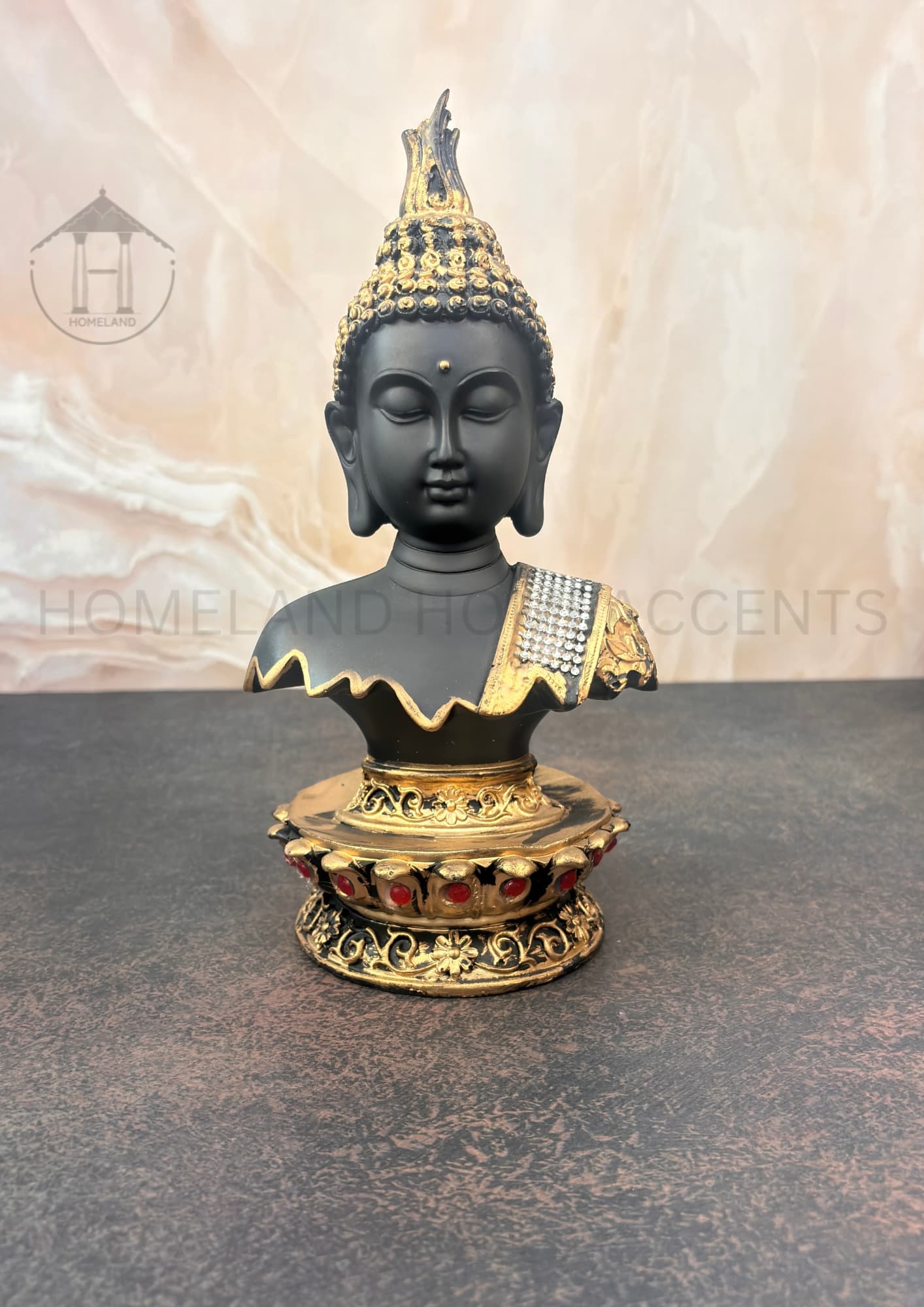 Lotus Buddha - Black