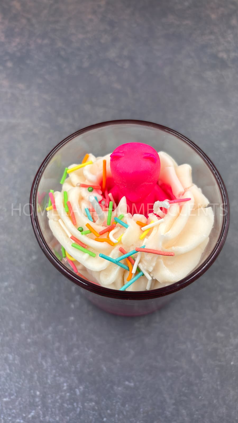 Organic Soy Wax Candle - Ice cream sundae