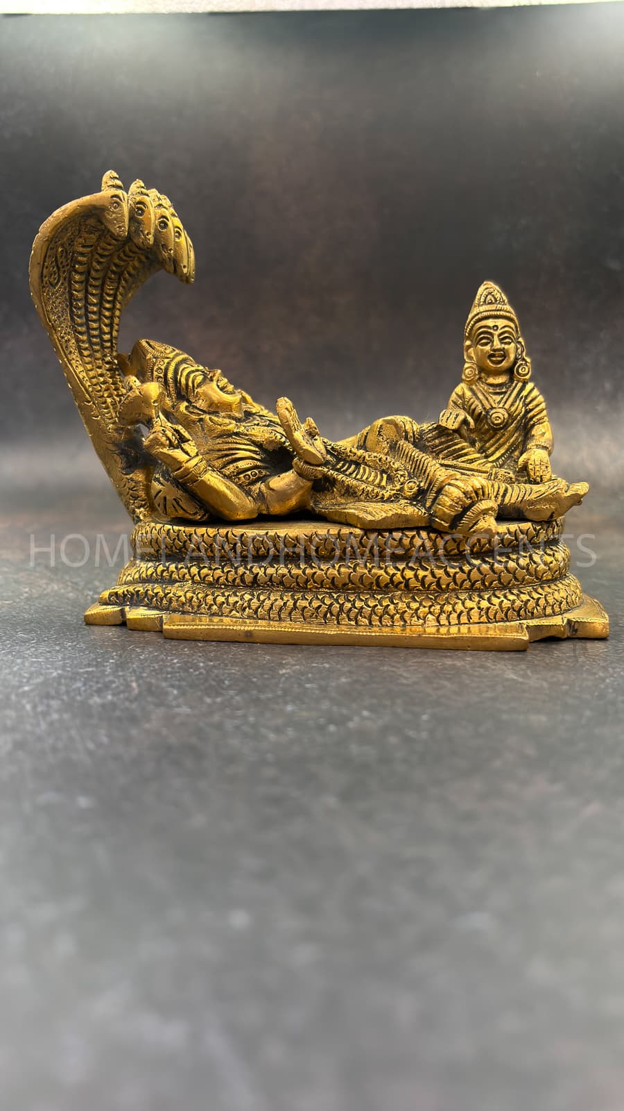 Pure Brass Lakshmi Narayan Idol