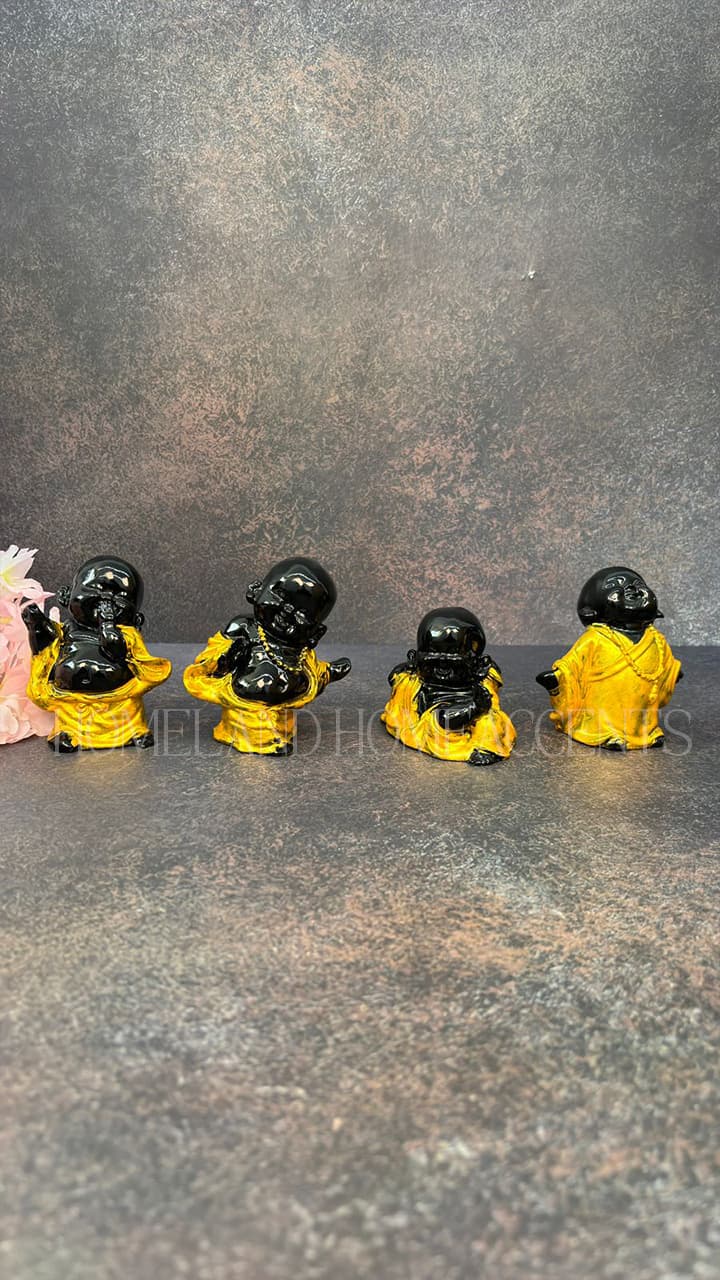 Medium Monk Set of 4 Premium Idols