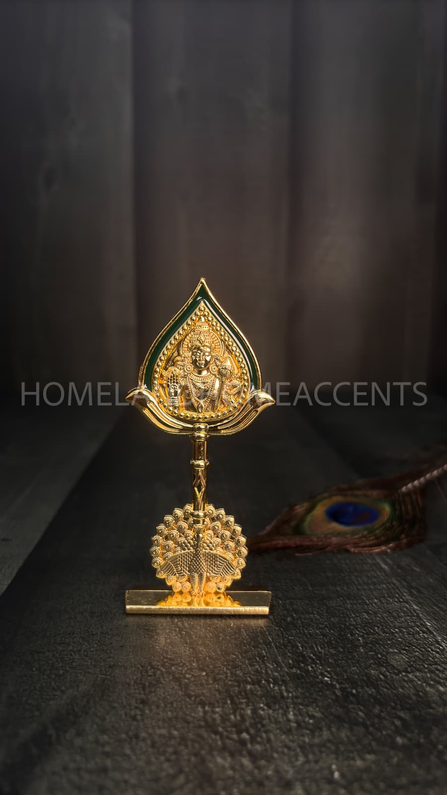 Vel with Mayil base (double sided)